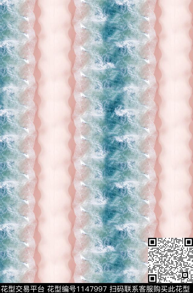 写意数码花型抽象数码印花花型下载（图片编号: 1147997） - 瓦栏（Walan）