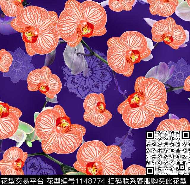 ST-2011126-2.jpg - 1148774 - 大牌风 豹纹 男装 - 数码印花花型 － 女装花型设计 － 瓦栏