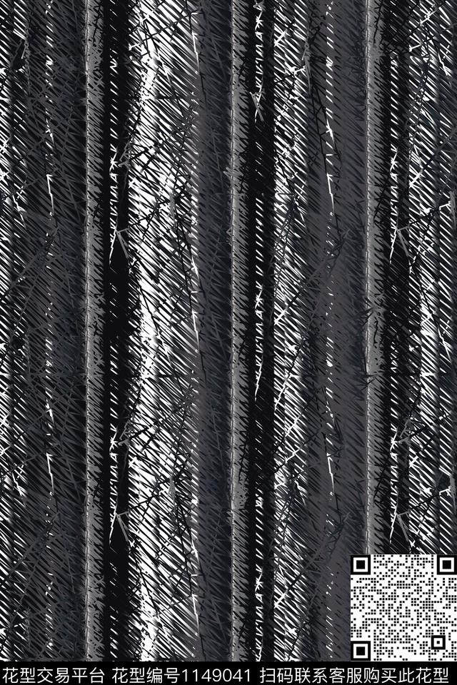 2018-11-25.jpg - 1149041 - 抽象 大牌风 纹理 - 数码印花花型 － 男装花型设计 － 瓦栏