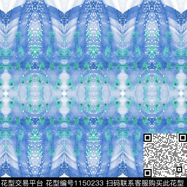 21_0004_5.jpg - 1150233 - 定位花 数码花型 几何 - 数码印花花型 － 床品花型设计 － 瓦栏