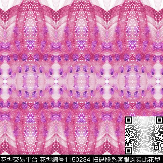 21_0005_6.jpg - 1150234 - 定位花 数码花型 几何 - 数码印花花型 － 床品花型设计 － 瓦栏