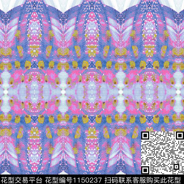 21.jpg - 1150237 - 定位花 数码花型 几何 - 数码印花花型 － 床品花型设计 － 瓦栏
