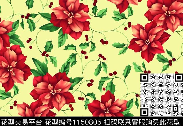 093-p1.jpg - 1150805 - 女装 大牌风 花卉 - 传统印花花型 － 女装花型设计 － 瓦栏