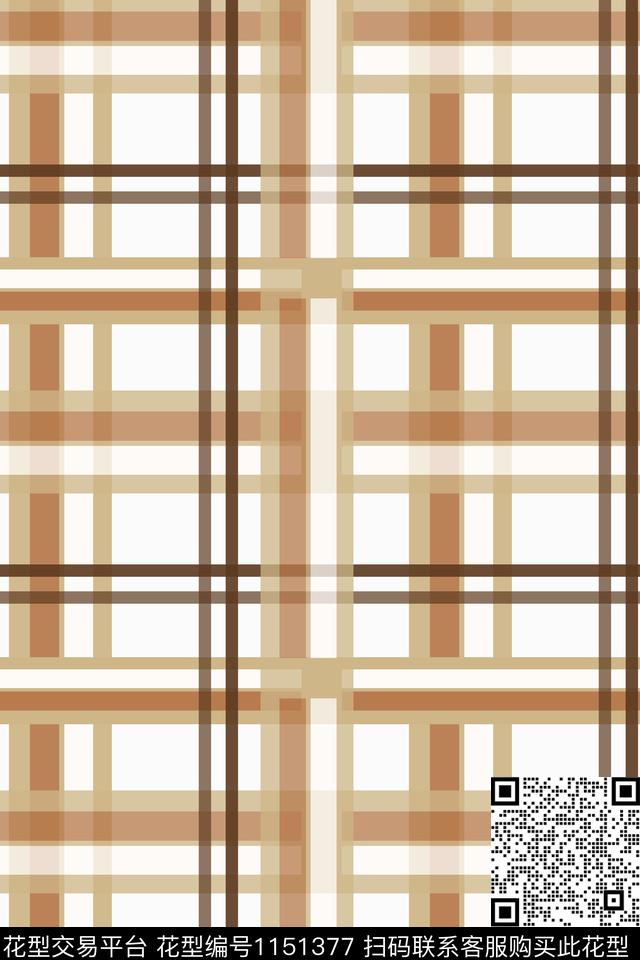 格子图案线条放大格纹传统印花花型下载（图片编号: 1151377） - 瓦栏（Walan）