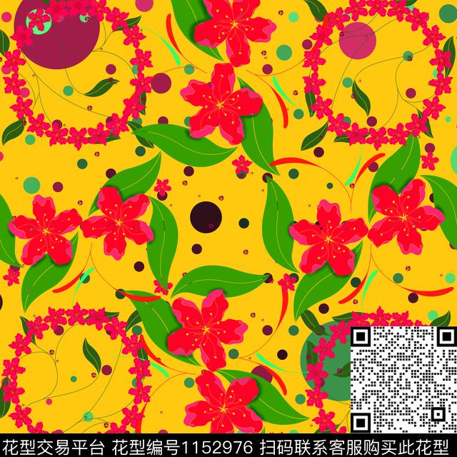 scarf-2.jpg - 1152976 - 时尚 春夏花型 真丝 - 数码印花花型 － 方巾花型设计 － 瓦栏