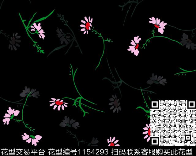 Z-12.jpg - 1154293 - 大牌风 女装 花卉 - 传统印花花型 － 女装花型设计 － 瓦栏