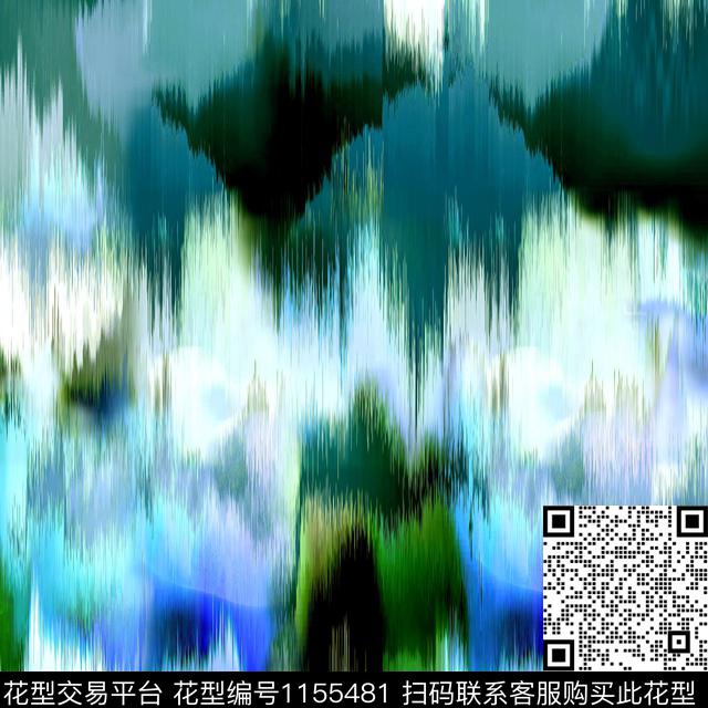 抽象数码花型渐变数码印花花型下载（图片编号: 1155481） - 瓦栏（Walan）