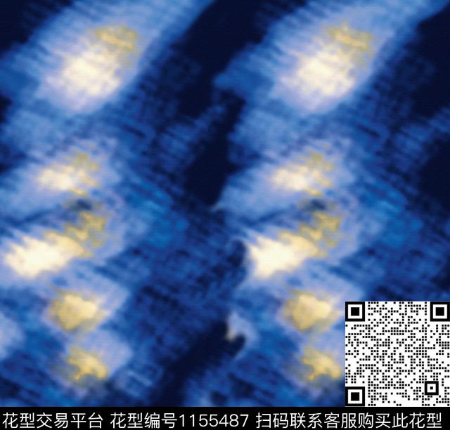 大牌风抽象数码花型数码印花花型下载（图片编号: 1155487） - 瓦栏（Walan）
