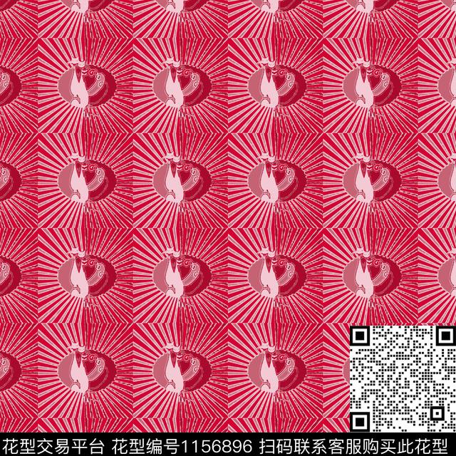 8087.jpg - 1156896 - 抽象 几何 创意 - 数码印花花型 － 女装花型设计 － 瓦栏