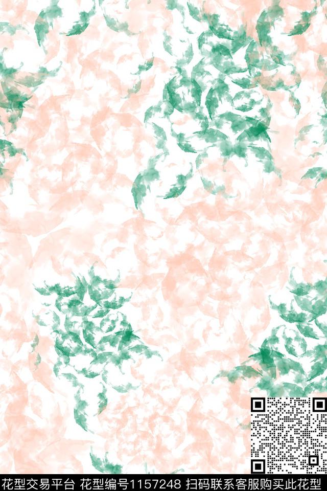 数码花型少女艺术迷彩数码印花花型下载（图片编号: 1157248） - 瓦栏（Walan）