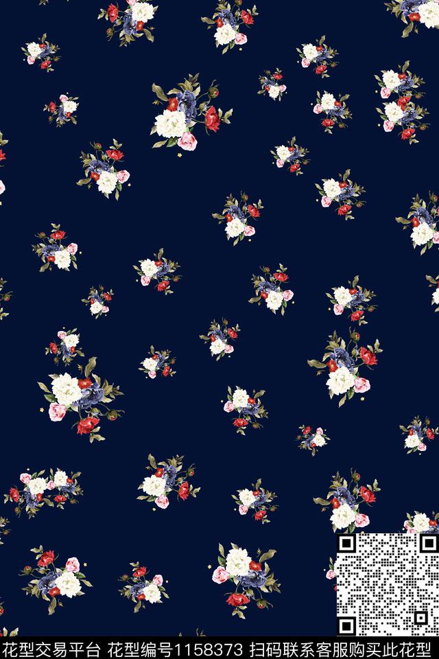 数码花型小碎花花卉数码印花花型下载（图片编号: 1158373） - 瓦栏（Walan）