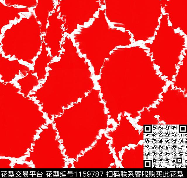 大牌风网布蕾丝数码花型数码印花花型下载（图片编号: 1159787） - 瓦栏（Walan）