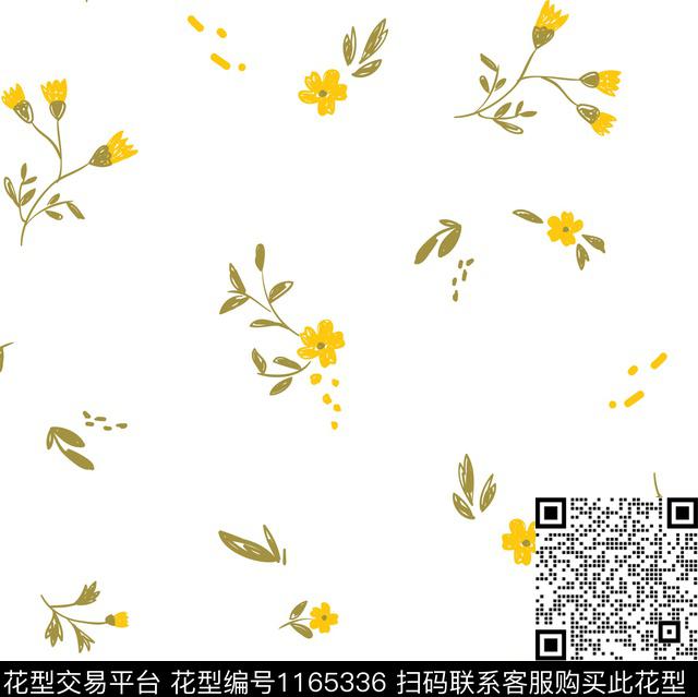 童装可爱花卉传统印花花型下载（图片编号: 1165336） - 瓦栏（Walan）