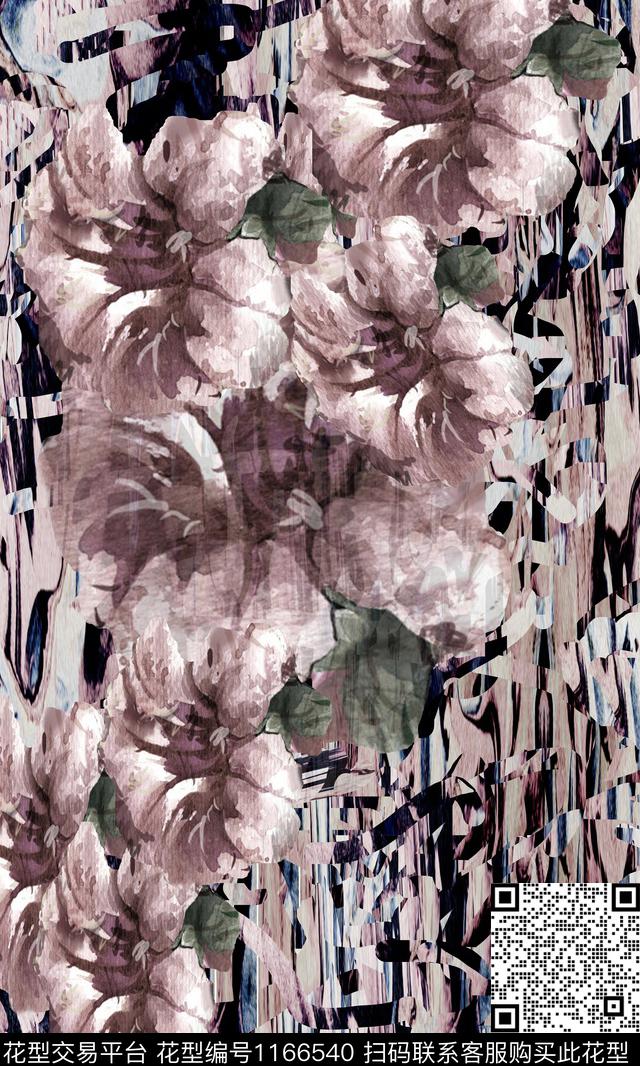 22.jpg - 1166540 - 花卉 大牌风 素雅 - 数码印花花型 － 女装花型设计 － 瓦栏
