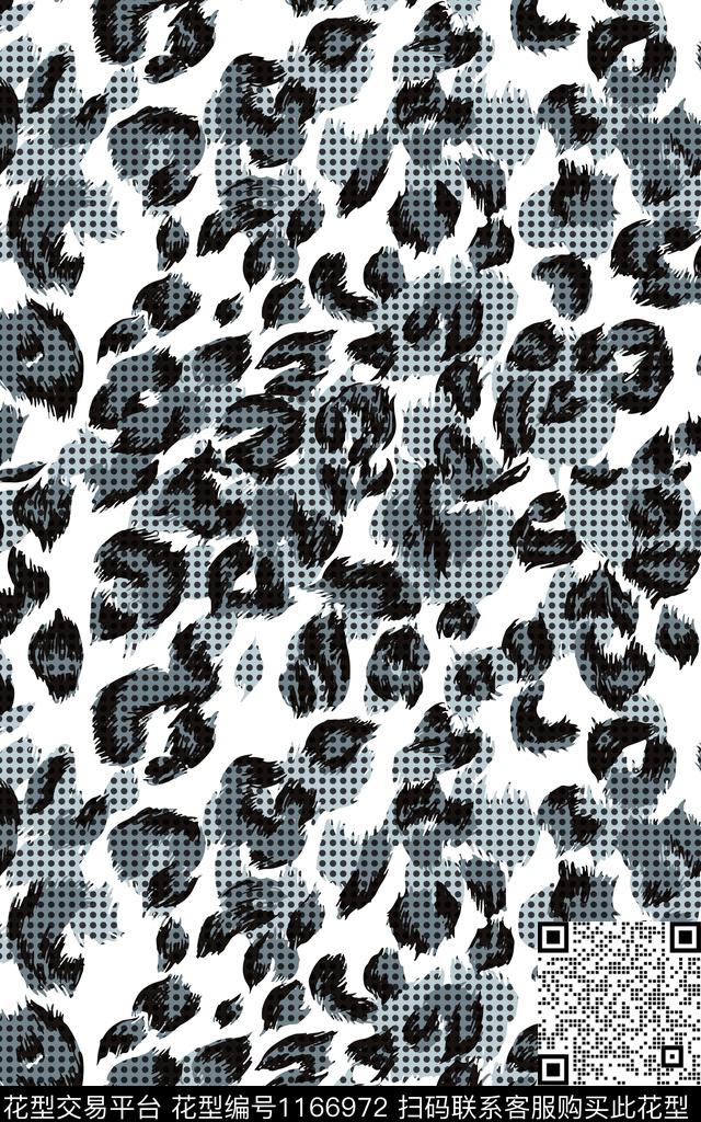 031.jpg - 1166972 - 动物纹 几何 抽象 - 数码印花花型 － 女装花型设计 － 瓦栏
