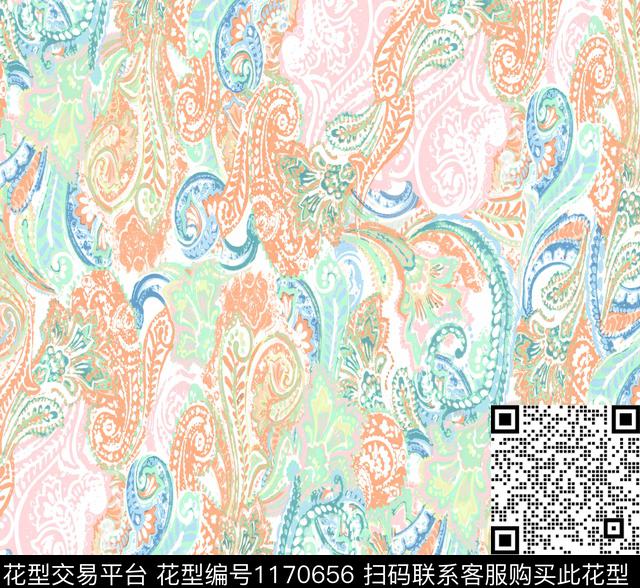 数码花型女装几何数码印花花型下载（图片编号: 1170656） - 瓦栏（Walan）