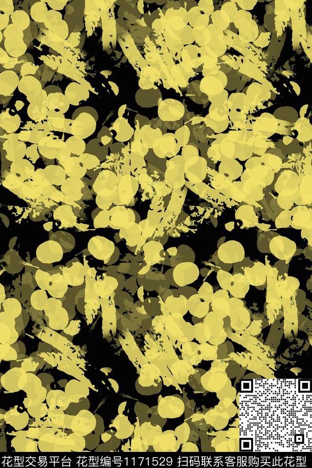 190112-nzhh-1-00.jpg - 1171529 - 迷彩图案 艺术迷彩 男装休闲花卉 - 数码印花花型 － 男装花型设计 － 瓦栏