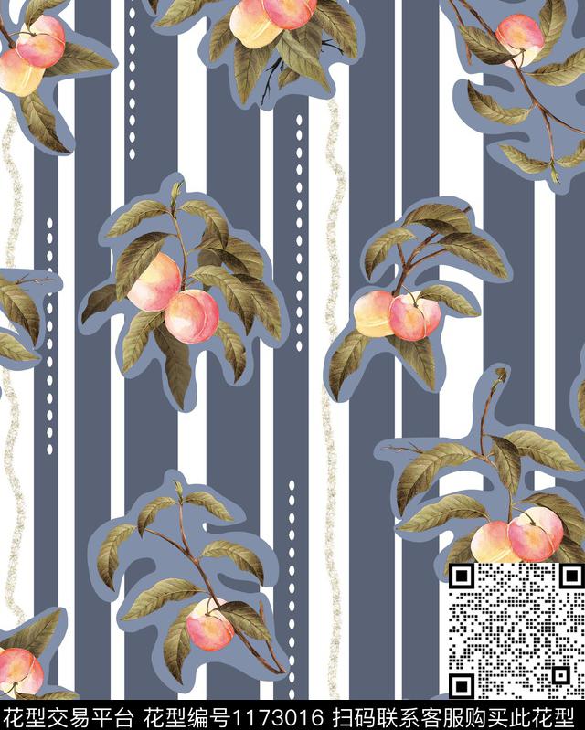 YX5.jpg - 1173016 - 水果 条纹 简约 - 数码印花花型 － 女装花型设计 － 瓦栏
