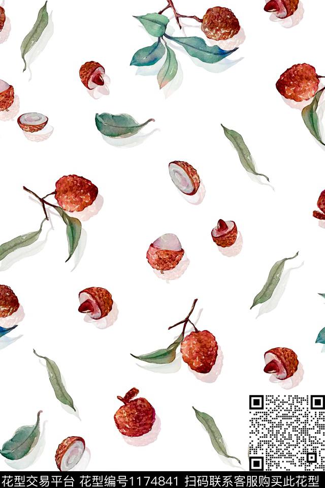 数码花型水果女装数码印花花型下载（图片编号: 1174841） - 瓦栏（Walan）