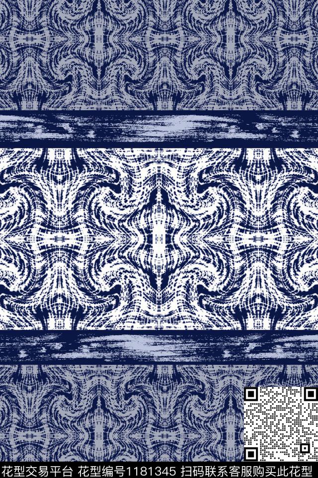 190311-zr-1-00.jpg - 1181345 - 抽象 条纹混搭 条纹图案 - 数码印花花型 － 女装花型设计 － 瓦栏