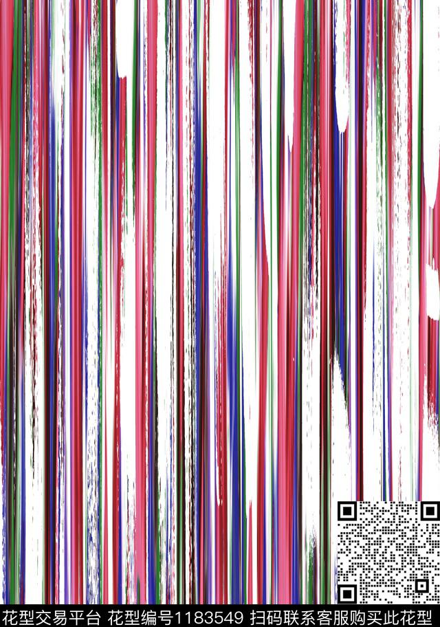 线条画线条条纹数码印花花型下载（图片编号: 1183549） - 瓦栏（Walan）