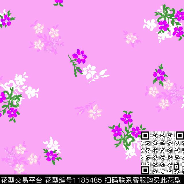 59-2.jpg - 1185485 - 数码花型 大牌风 小碎花 - 传统印花花型 － 女装花型设计 － 瓦栏