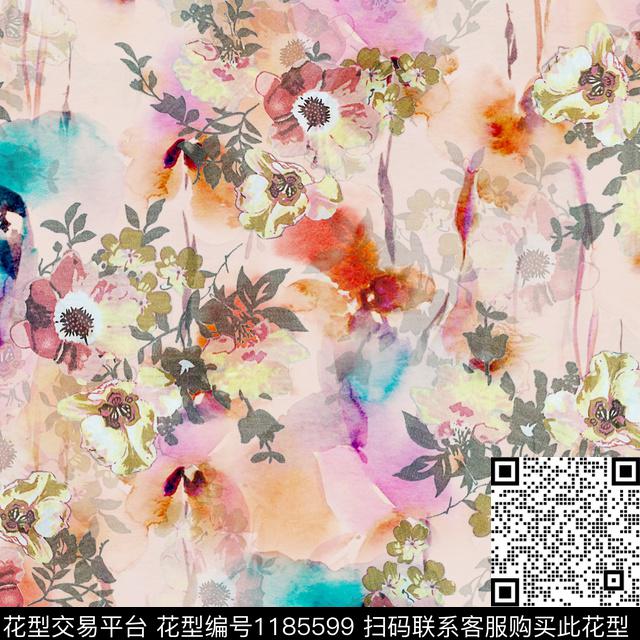 fm-003.jpg - 1185599 - 花卉 3D立体 绿植树叶 - 数码印花花型 － 女装花型设计 － 瓦栏