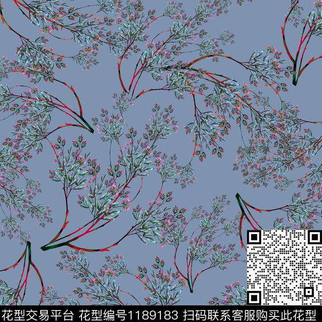 c3.jpg - 1189183 - 数码花型 手绘 花卉 - 数码印花花型 － 女装花型设计 － 瓦栏