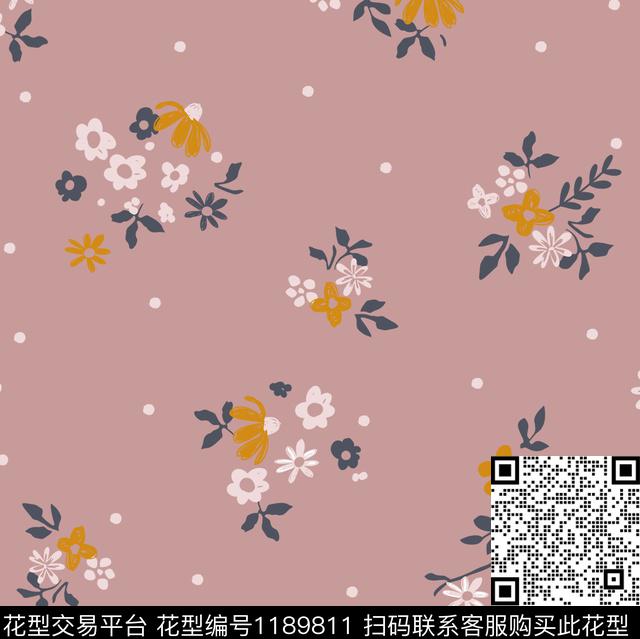 童装可爱小碎花传统印花花型下载（图片编号: 1189811） - 瓦栏（Walan）