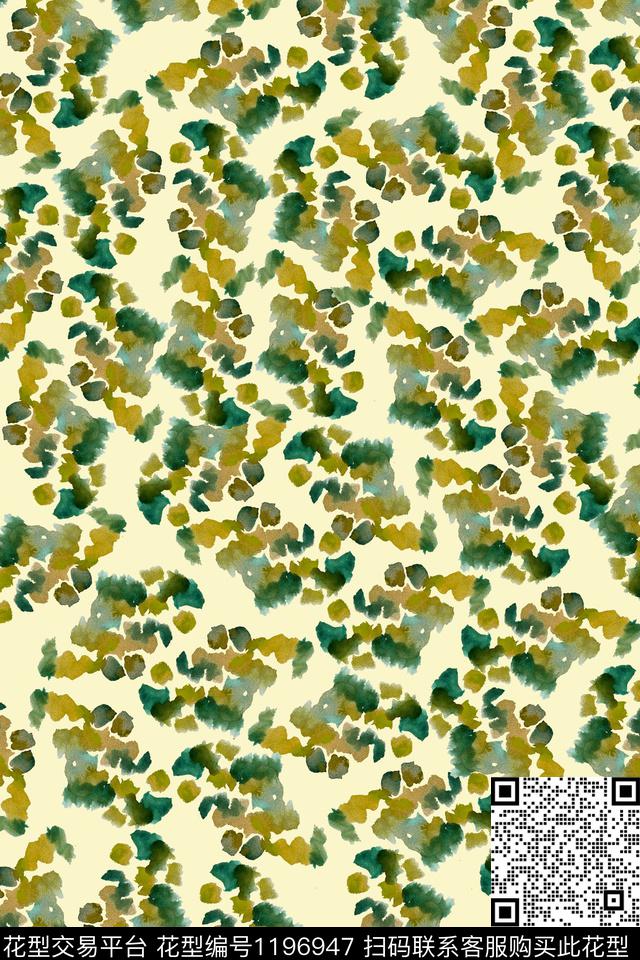 水彩肌理动物纹数码印花花型下载（图片编号: 1196947） - 瓦栏（Walan）