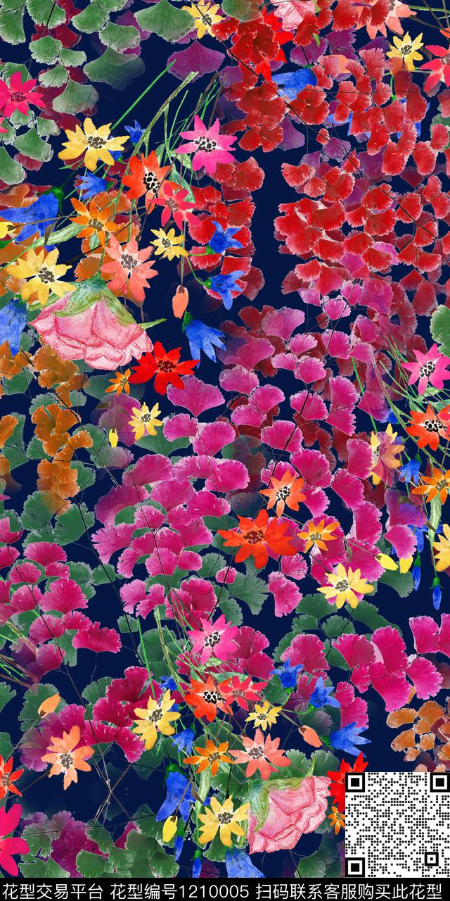 CAQ4-45.jpg - 1210005 - 数码花型 抽象 花卉 - 数码印花花型 － 女装花型设计 － 瓦栏