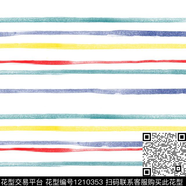 2019-05-08-2A.jpg - 1210353 - 女装 条纹 彩间 - 传统印花花型 － 女装花型设计 － 瓦栏