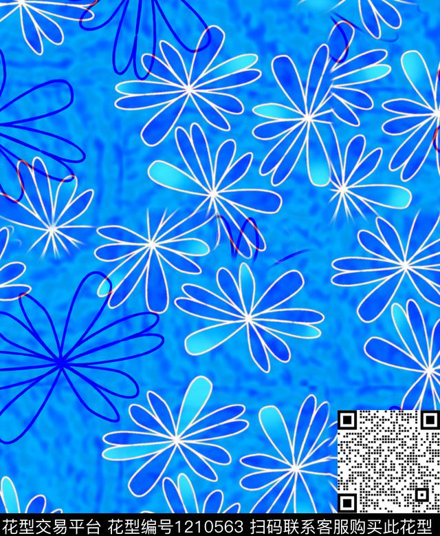 002-1.jpg - 1210563 - 大牌风 花卉 传统花型 - 数码印花花型 － 女装花型设计 － 瓦栏