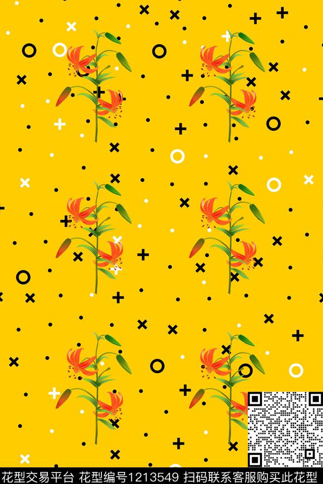 2019-5-24.jpg - 1213549 - 手绘 花卉 植物 - 数码印花花型 － 女装花型设计 － 瓦栏