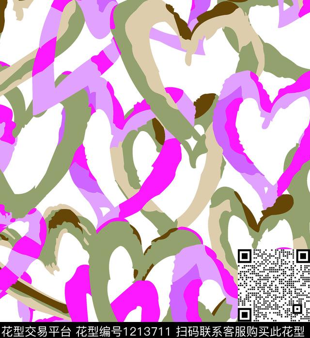 7OK.jpg - 1213711 - 线条画 男装 几何 - 传统印花花型 － 女装花型设计 － 瓦栏