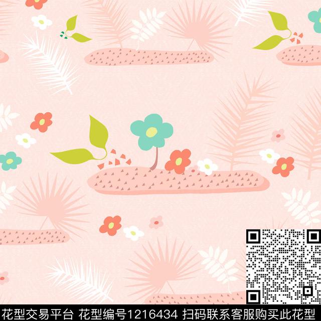 2.jpg - 1216434 - 粉色 时尚 浅色 - 传统印花花型 － 其他花型设计 － 瓦栏