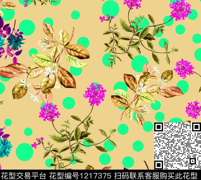 190602-01.jpg - 1217375 - 时尚 数码花型 大牌风 - 数码印花花型 － 女装花型设计 － 瓦栏