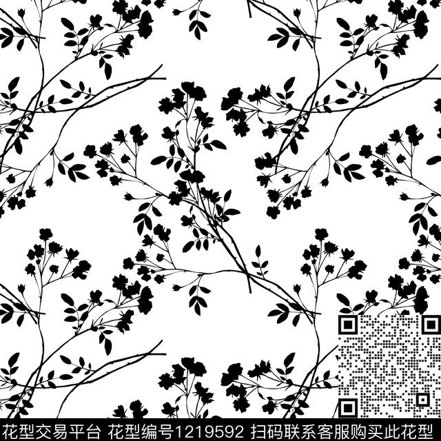 w660906019-3.jpg - 1219592 - 时尚 几何 抽象 - 传统印花花型 － 女装花型设计 － 瓦栏