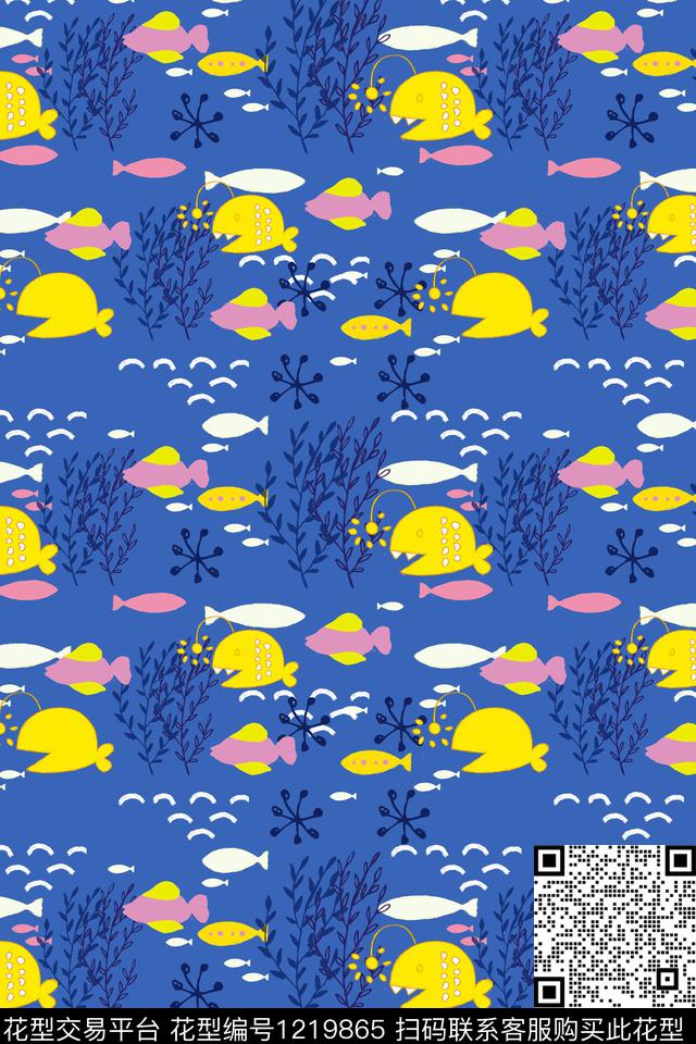 3-6 fuzhu4.jpg - 1219865 - 几何 抽象 动物 - 传统印花花型 － 床品花型设计 － 瓦栏