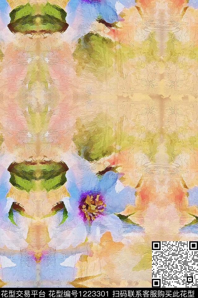 2019-6-17.jpg - 1223301 - 花卉 油画花型 水果油画 - 数码印花花型 － 女装花型设计 － 瓦栏