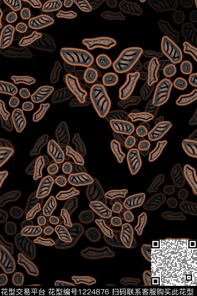 民族风图案男装休闲花卉传统时尚传统印花花型下载（图片编号: 1224876） - 瓦栏（Walan）