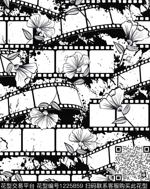 190625-01.jpg - 1225859 - 时尚 花卉 大牌风 - 传统印花花型 － 女装花型设计 － 瓦栏