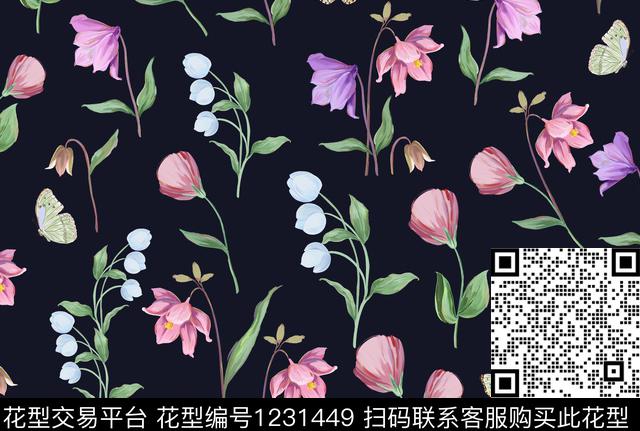 flo2.jpg - 1231449 - 花卉 小碎花 植物 - 数码印花花型 － 女装花型设计 － 瓦栏