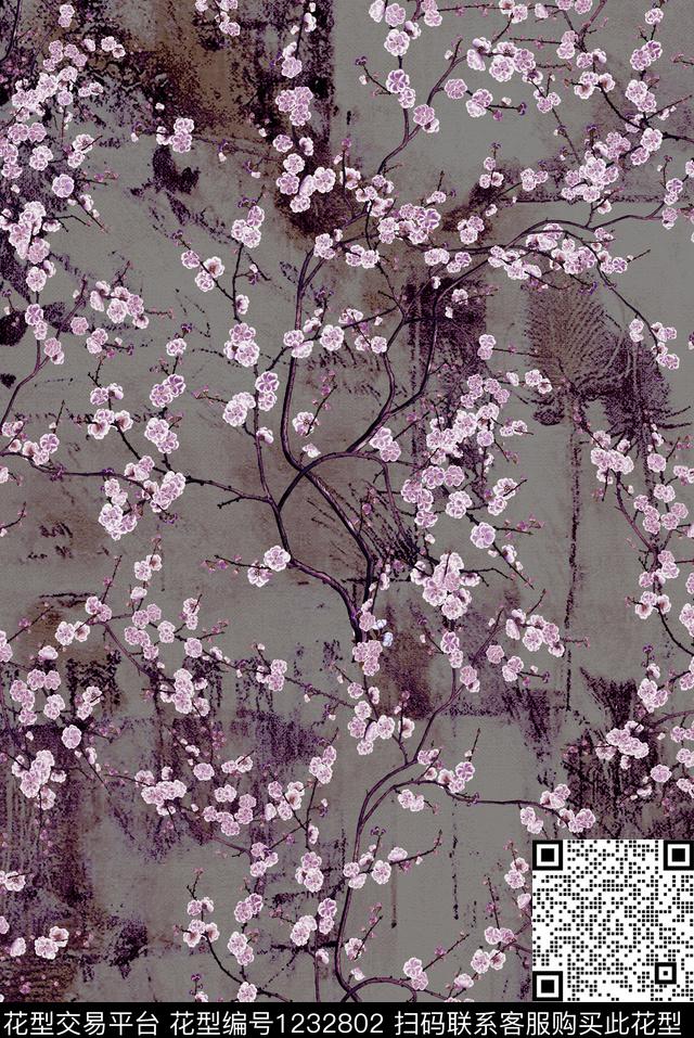 190712-01.jpg - 1232802 - 时尚 数码花型 民族风 - 数码印花花型 － 女装花型设计 － 瓦栏