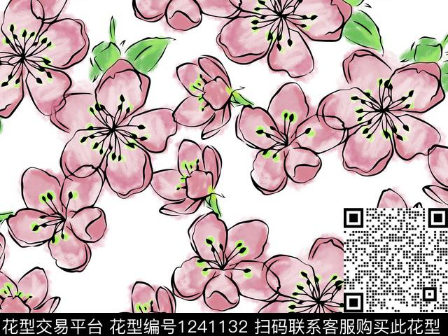 190803-2.jpg - 1241132 - 可爱花卉 漂亮花卉 电子花卉 - 数码印花花型 － 女装花型设计 － 瓦栏