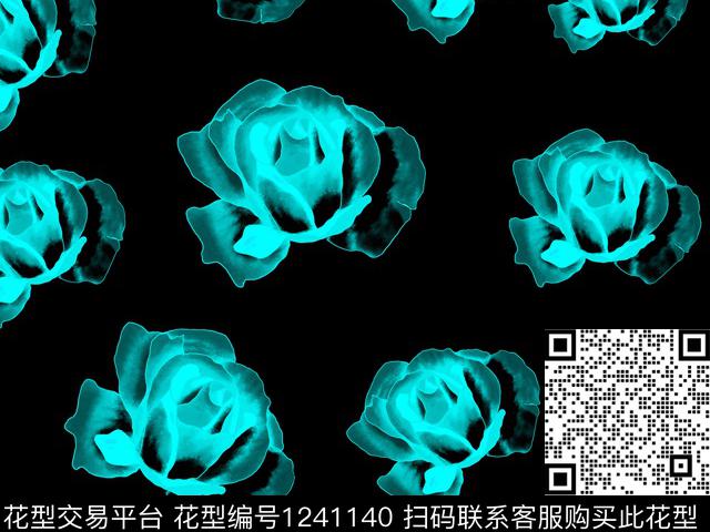 190806-2.jpg - 1241140 - 玫瑰花 炭烧 灵异 - 数码印花花型 － 女装花型设计 － 瓦栏