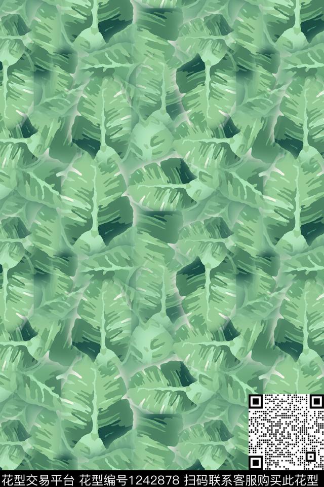 190806-syyh-17-2.jpg - 1242878 - 雪纺 绿植树叶 迷彩图案 - 数码印花花型 － 女装花型设计 － 瓦栏