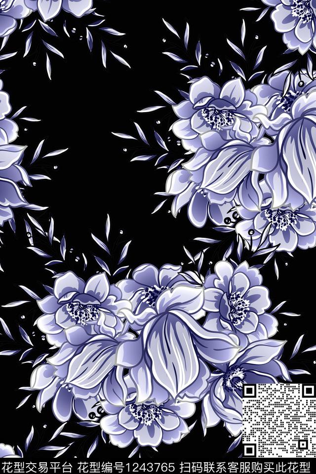 2019-8-8.jpg - 1243765 - 抽象 植物 花卉 - 数码印花花型 － 女装花型设计 － 瓦栏
