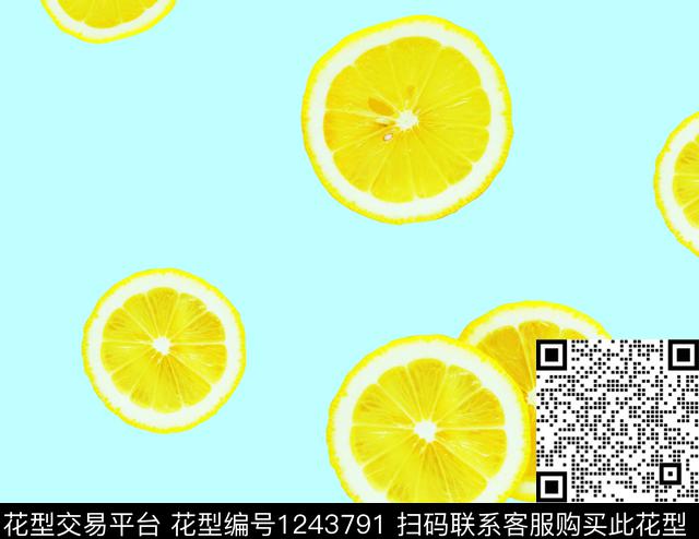 0019.jpg - 1243791 - 柠檬 春夏花型 多样水果 - 数码印花花型 － 女装花型设计 － 瓦栏