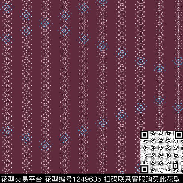 WL-20190828-4.jpg - 1249635 - 几何 格子 豹纹 - 传统印花花型 － 男装花型设计 － 瓦栏